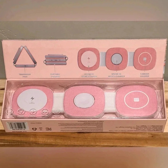 3 IN 1 WIRELESS CHARGING STATION BY XO POPPY. WIRELESS. PHONE, WATCH, EARBUDS!! - Picture 16 of 16